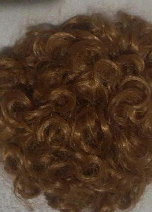 Афрокудри готовая прическа волосы шиньон кудри прическа заколка резинка