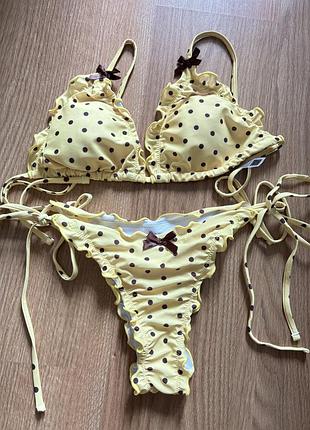 Роздільний купальник в стилі coquette