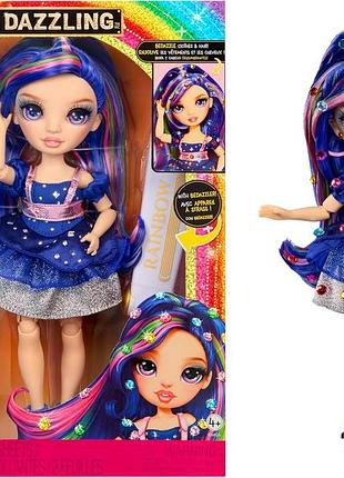 Лялька rainbow high be dazzling genevieve bleue рейнбоу хай женев'єва блю будь яскравою