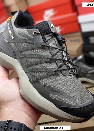 Жіночі кросівки salomon xt pu re advanced хакі саломон хт пу ре адванед зі швидкою шнурівкою 38 (23.5 см)