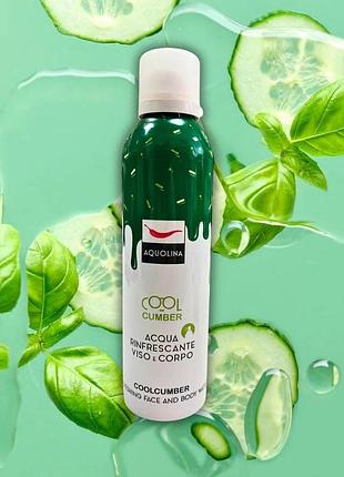 Aquolina - acqua rinfrescante viso e corpo 200 ml- coolcumber