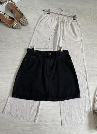 Джинсова спідниця міні h&m