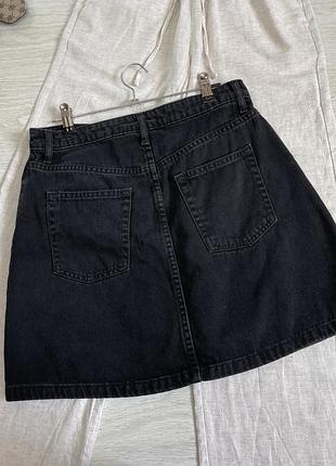 Джинсова спідниця міні h&m 2