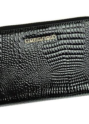 Женский кожаный кошелек gregorio gf118 черный -