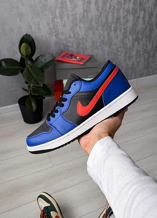 Nike air jordan retro 1 low blue black