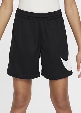 Шорти nike b df multi+ swoosh short fv0269-010 137-147 см