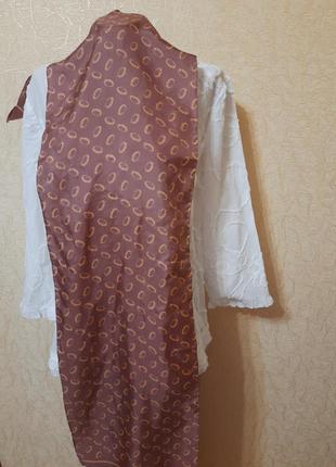 Шелковый шарф шов роуль uni- size9 фото