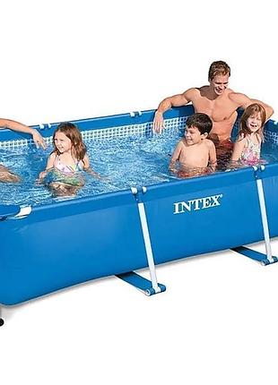 Каркасний басейн intex, 220 × 150 × 60 см, 1662 л