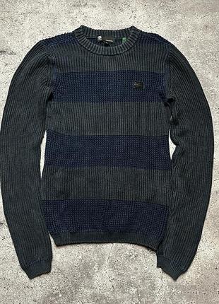 Базовий вʼязаний чоловічий светр g star raw