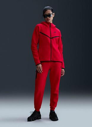 Брюки женские nike nsw tch flc mr jgger 2 red hv6779-657 xs