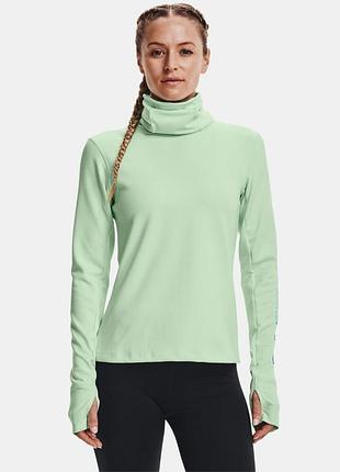Кофта женская under armour empowered funnel top green 1365636-335 m