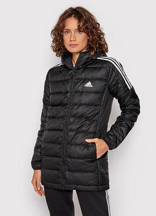 Парка женская adidas essential down par black (gh4590) gh4590 s