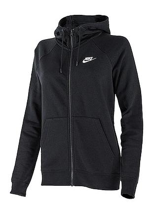 Кофта nike w nsw essntl hoodie fz flc bv4122-010 xl