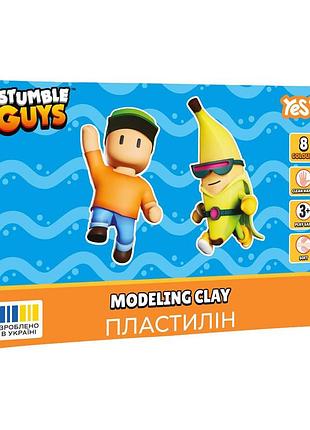 Пластилін yes 8 кольорів 160 г stumble guys