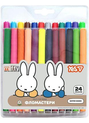 Фломастеры yes miffy 24 цвета