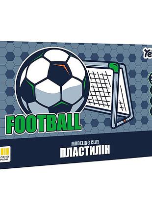 Пластилин yes 24 цвета 480г футбол