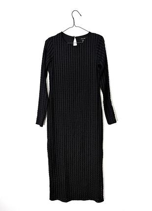 Длинное черное платье new look облегающего кроя