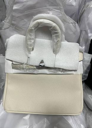 🤍 rivet bag milk/silver