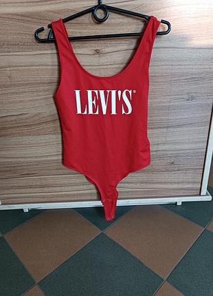 Червоний боді levi's