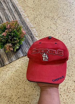 Mlb genuine merchandise cardinals red cap кардінал млб бейсбол кепка оригінал usa american