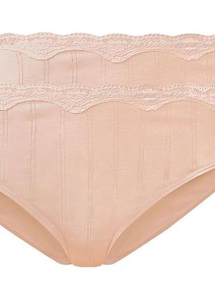 Трусики-слип набор 2шт. кружевные для женщины esmara lycra® 413110 s розовый