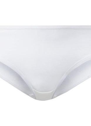 Трусики-слип хлопковые высокие для женщины esmara lycra® 348297_427478 s белый