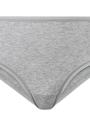 Трусики-хіпстери бавовняні трикотажні для жінки esmara lycra® 371420_391488_362499 s сірий