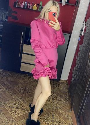 Платье рюш 🍓🍓 3