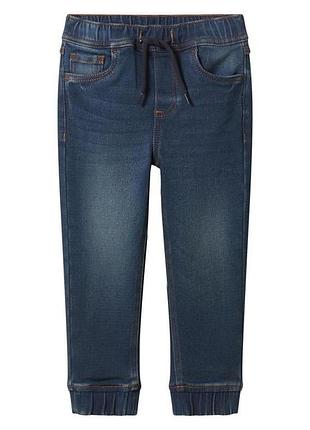 Джинсы joggers утепленные для мальчика lupilu lycra® 491103 122-128 см (6-8 years) синий