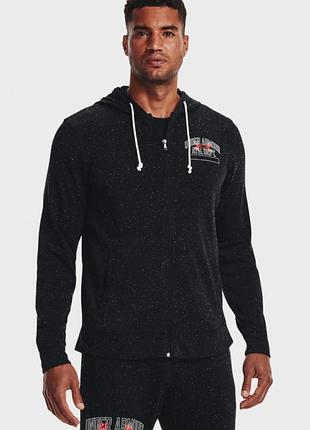 Джемпер ua rival try athlc dep fz hd 1370355-001 under armour l черный 1370355-001 s