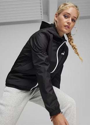 Ветровка с капюшоном ess solid windbreaker 84749452 puma l черный 84749452 m