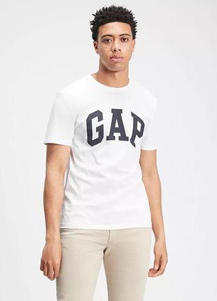 Футболка v-basic logo t 550338-06 gap xl білий 550338-06 xxl
