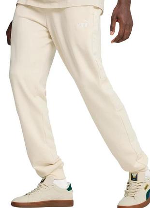 Штаны спортивные ess tape sweatpants 68468087 puma l кремовый 68468087 s