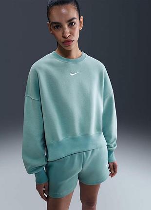 Толстовка nike w nsw phnx flc oos crew dq5761-017 xs
