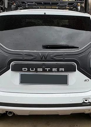 Пластиковая накладка на крышку багажника для renault duster 2008–2017 гг