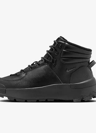 Черевики жіночі nike city classic premium waterproof black fz8629-001
