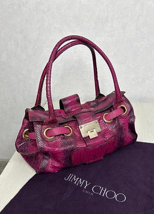 Сумка jimmy choo ramona, натуральний пітон🐍оригінал