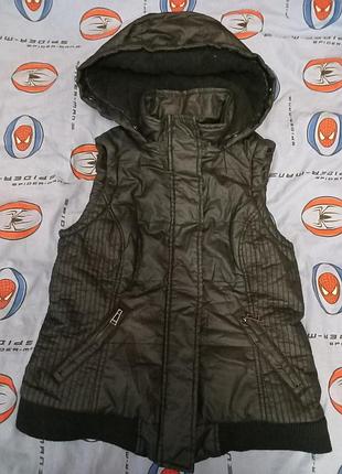 Жіноча утеплена жилетка з капюшоном, street one outerwear dept, оригінал, р. s-m