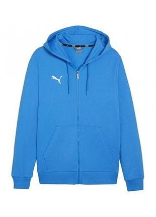 Толстовка puma team goal casuals hooded 658595-02, колір синій, розмір (європа) — l 658595-02 s