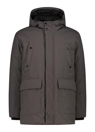 Парка cmp long jacket fix hood twill 34k0157-e910 44