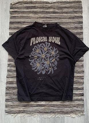 Floral soul tee футболка жіноча фларал соул s size made in ukraine