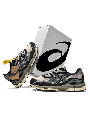 Чоловічі кросівки asics gel-nyc gtx beige grey black