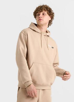 Толстовка new balance tone logo hoodie black mt51770 xl