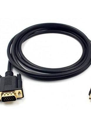 Кабель mini displayport m - vga m value s0781 1.8м чорний