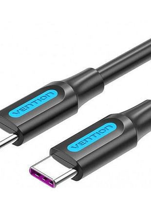 Кабель vention cosbf usb 2.0 c male to male cable 1m pvc type 60 w black