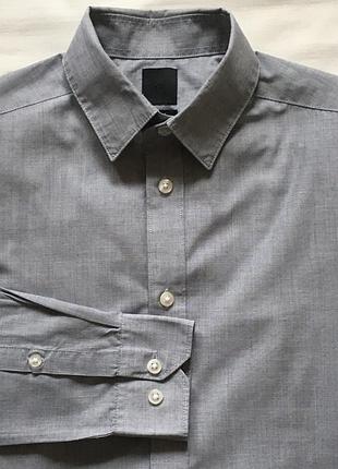 Сорочка h&m slim fit easy iron розмір xxs/xs на зріст 165 см