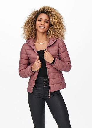 Куртка onlta hoe hood jacket otw noos 15156569-withered rose only m разовый 15156569-withered rose