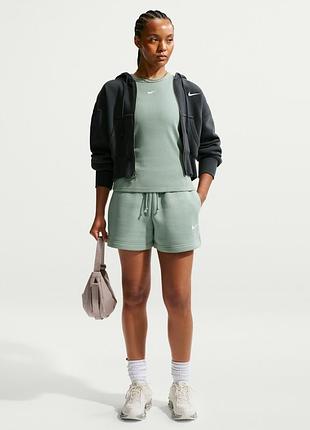 Шорти nike w nsw phnx flc mr std 4in shrt ih2108-007