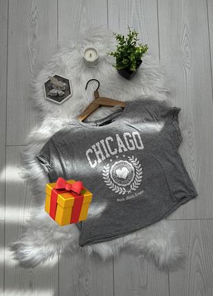 Сіра футболка-топ. віддам у подарунок🎁 до будь-якого замовлення з моєї шафи ✅ by mariiahuts.clothes 🤎