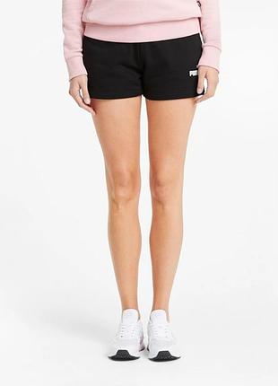 Шорты спортивные ess sweat shorts 58682401 puma xxs черный 58682401
